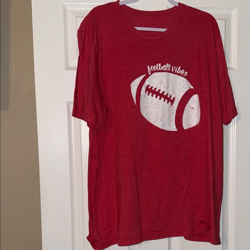Red Football Vibes T-Shirt